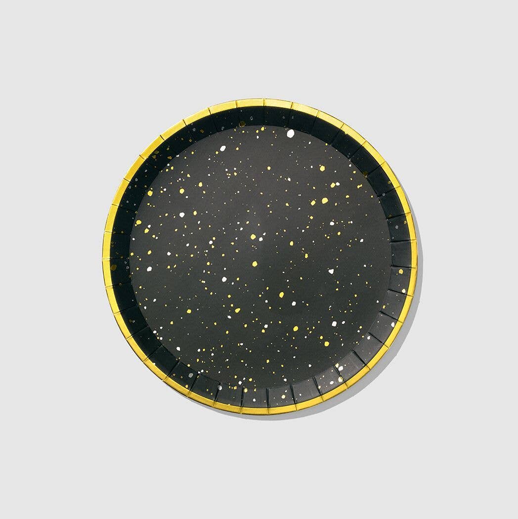 Starry Night Large Paper Party Plates (10 per Pack)