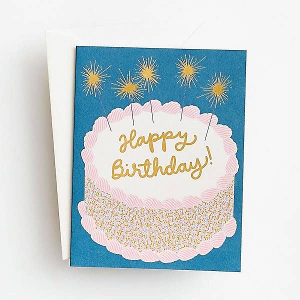 Cake Foil Birthday Card