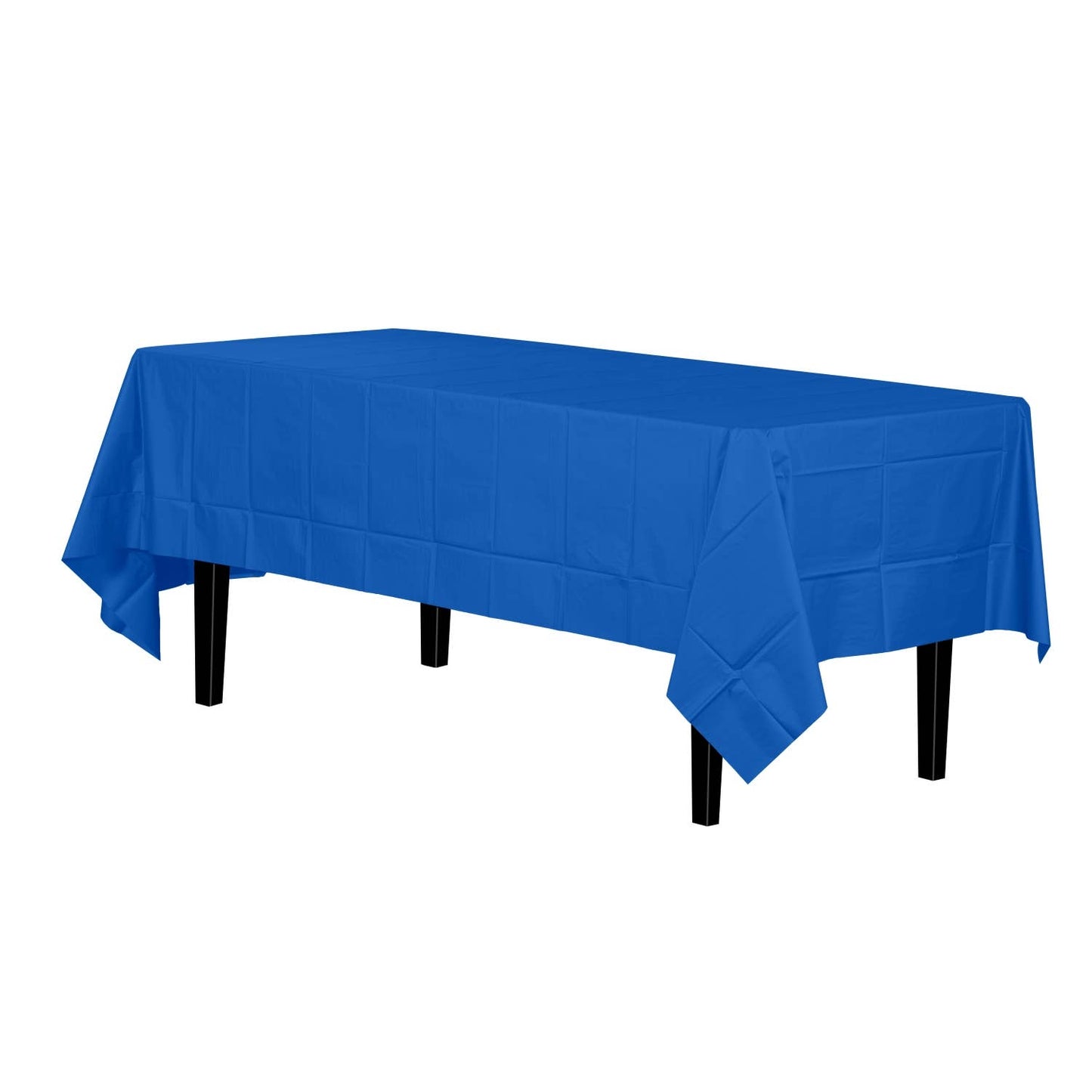 Plastic Tablecloth - Dark Blue | 54x108In.