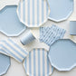 SKY BLUE CABANA STRIPE GUEST TOWELS