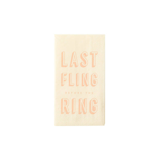 Last Fling Paper Guest Towel