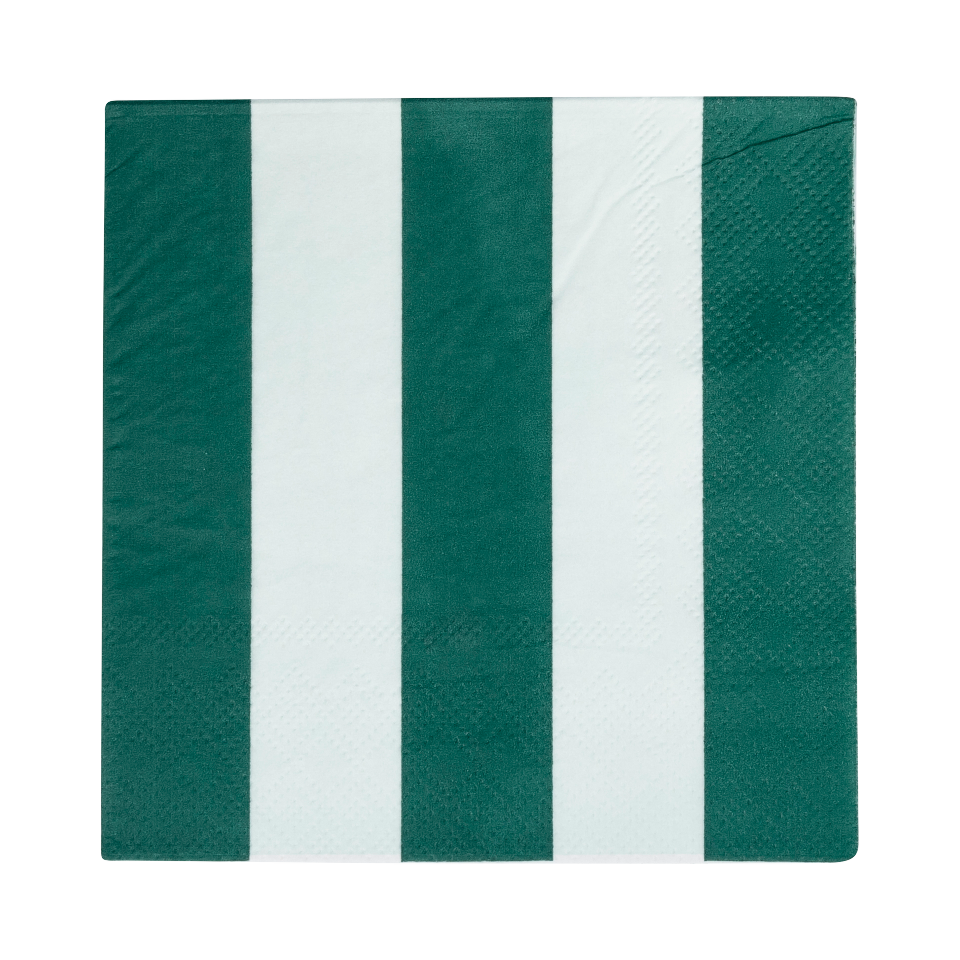 Red and Pink Green and Mint Striped Cocktail Napkin Set