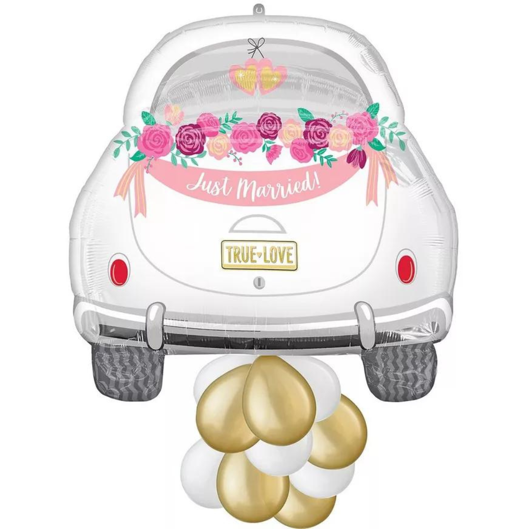 28" Just Married Car Balloon