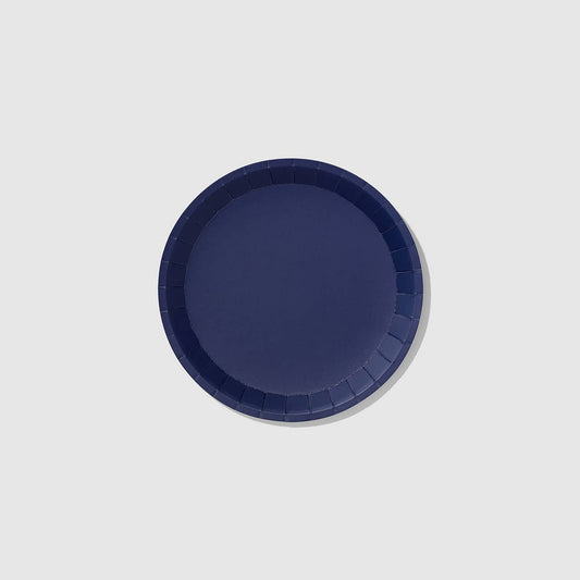 Navy Small Paper Party Plates (10 per Pack)