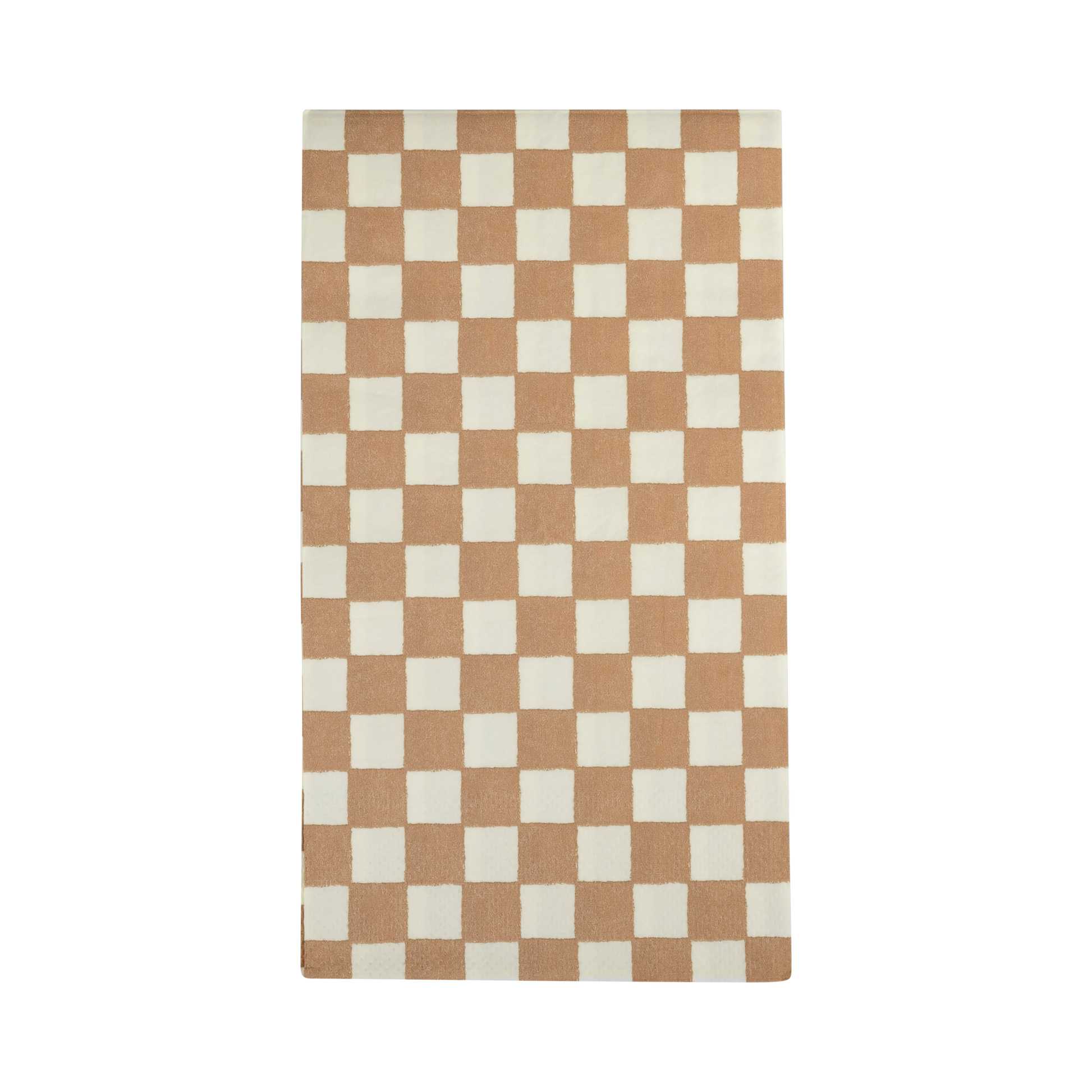 Gingerbread Checked Dinner Napkin