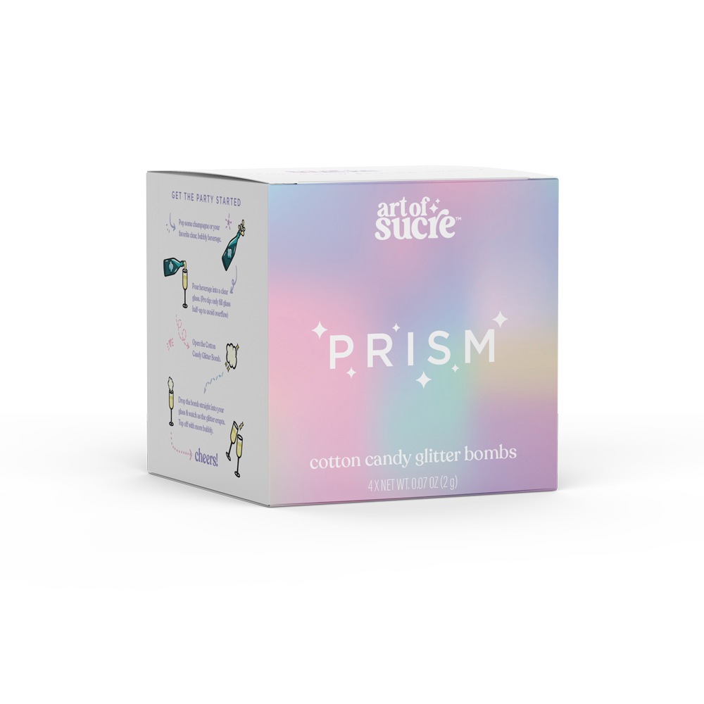 Prism Glitter Bombs - Cotton Candy