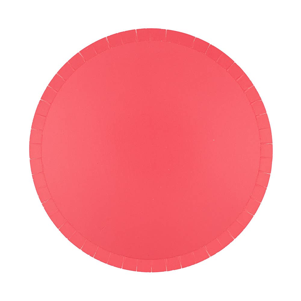 Shades Dinner Plates - 8 Pk. - 23 Color Options: Poppy