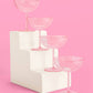 Cute Coupe Set - 4 plastic glasses