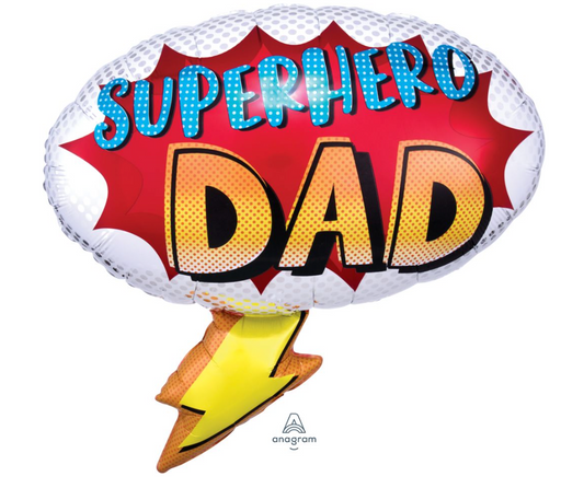 SuperShape Superhero Dad Balloon