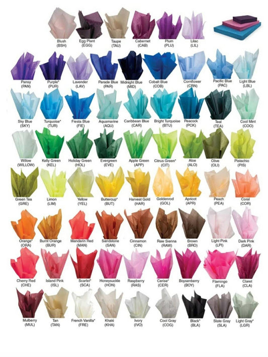 Tissue Paper Tasse: Cornflower