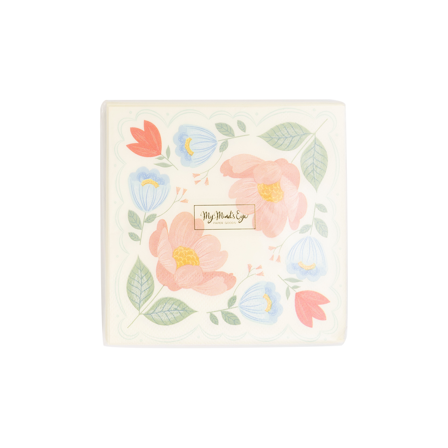 SPR1039 - Floral Corner Napkins