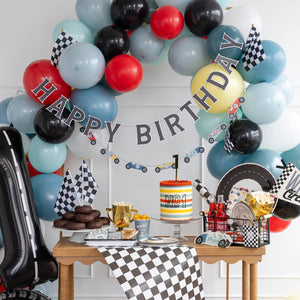 Miles per Hour - Happy Birthday Banner Set