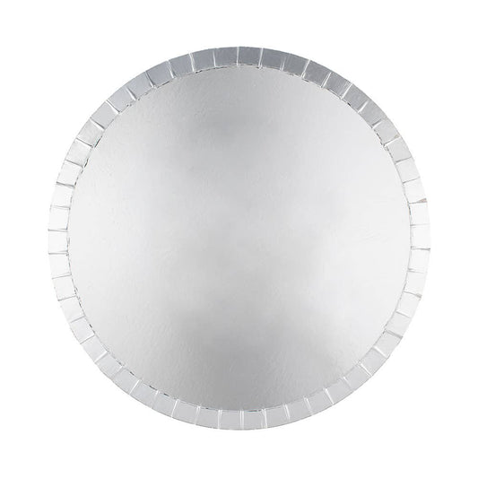 Shades Metallic Dessert Plates - 8 Pk. - 4 Colors: Silver