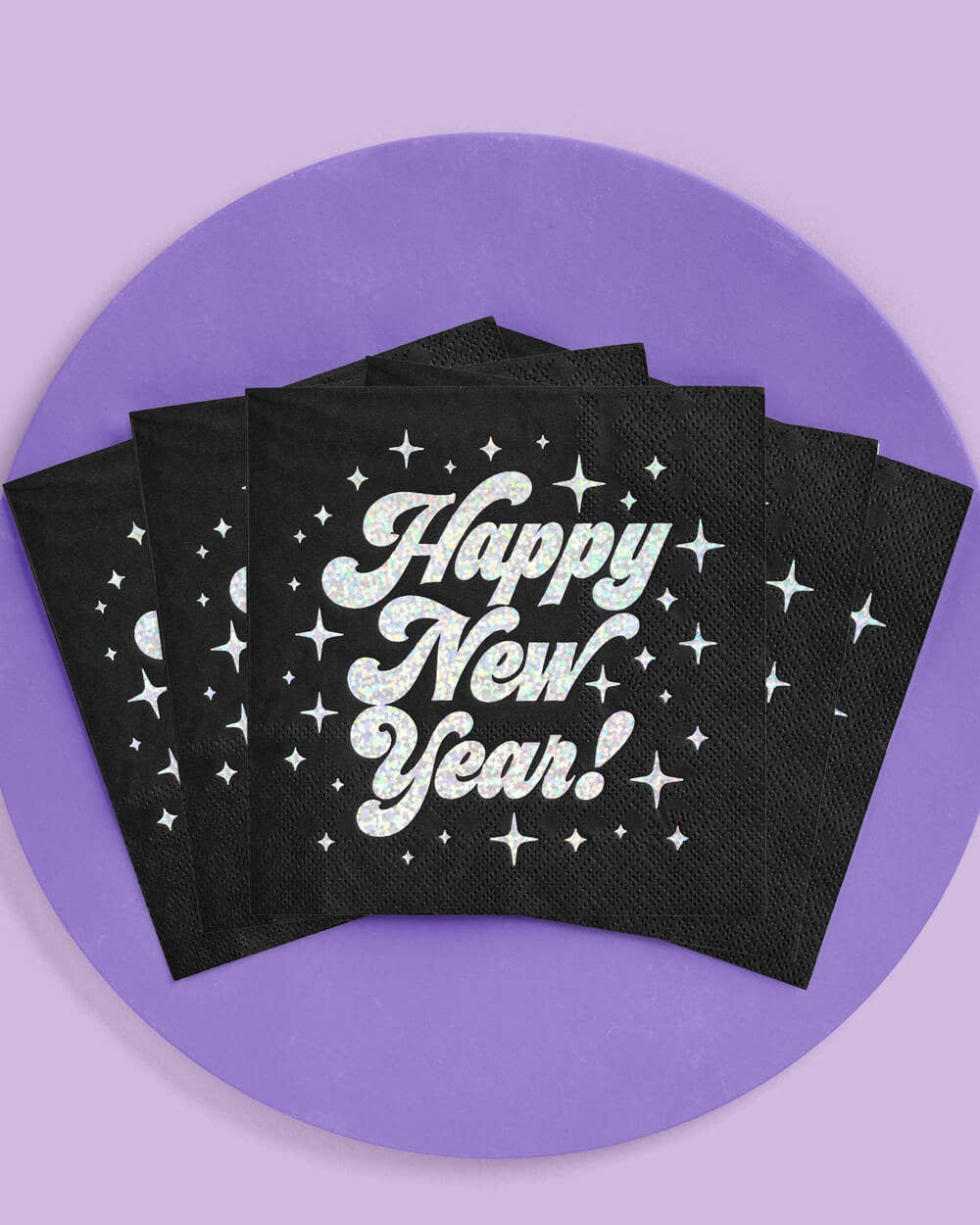 Happy New Year! Napkins - 50 foil napkins