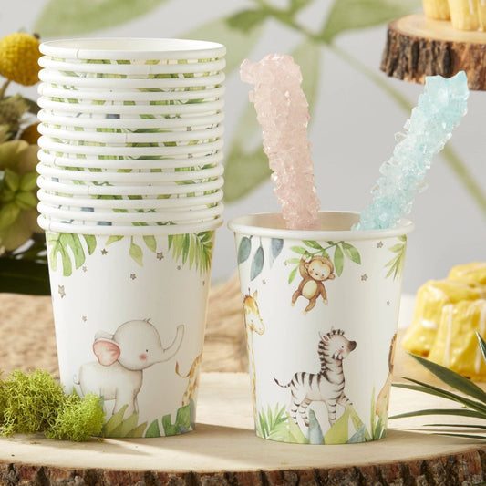 Safari Baby 7 oz. Paper Cups (Set of 16)