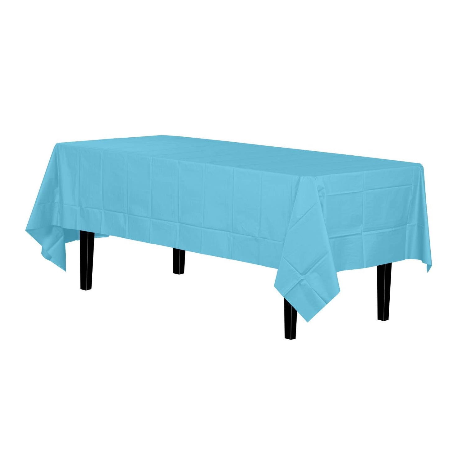 Plastic Tablecloth - Light Blue | 54x108In.