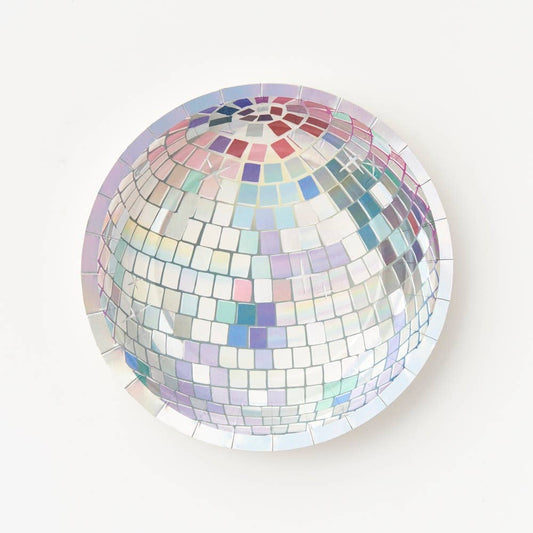 Disco Ball Party Small Disposable Plates