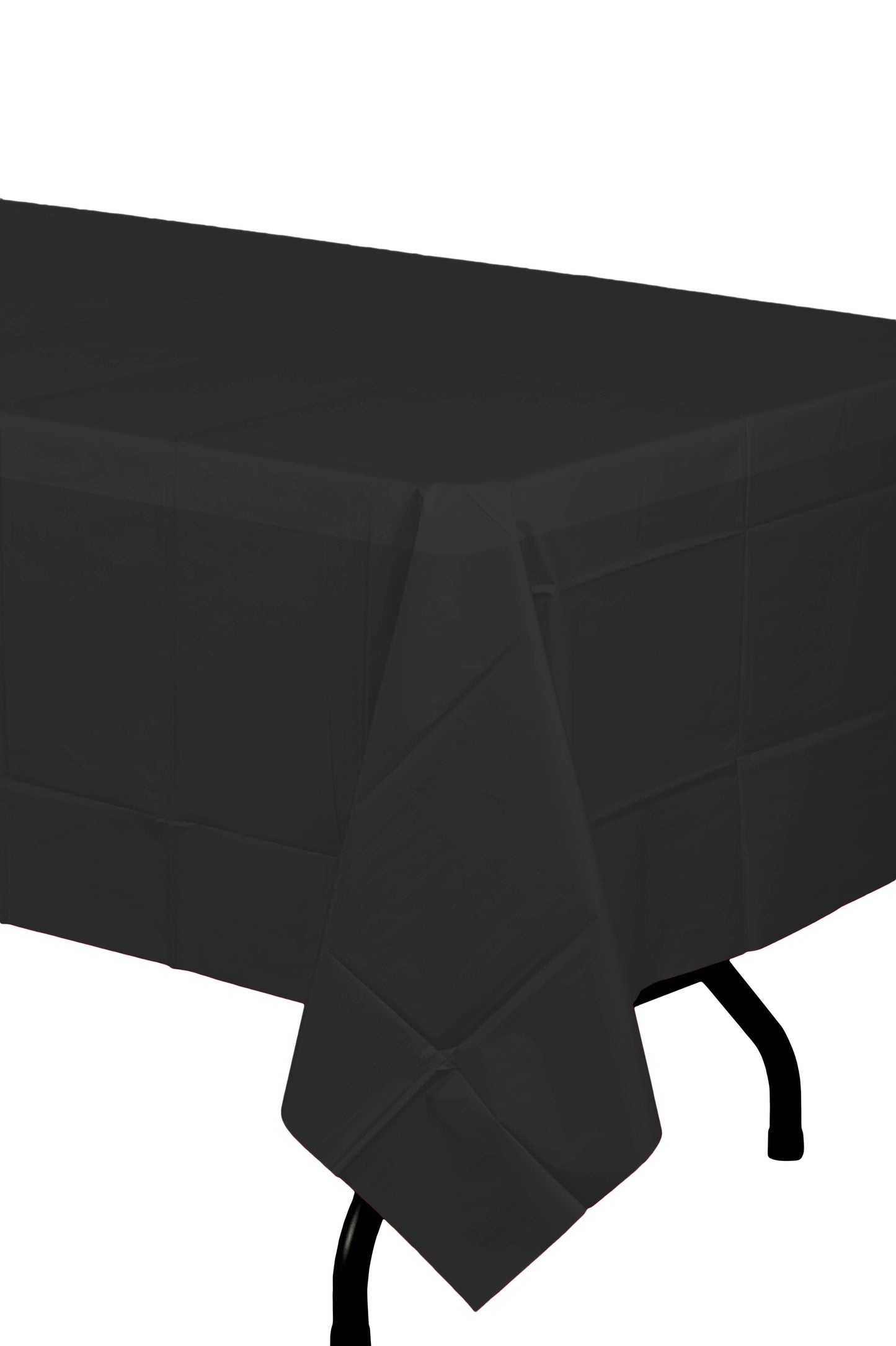 Plastic Tablecloth - Black | 54x108In.