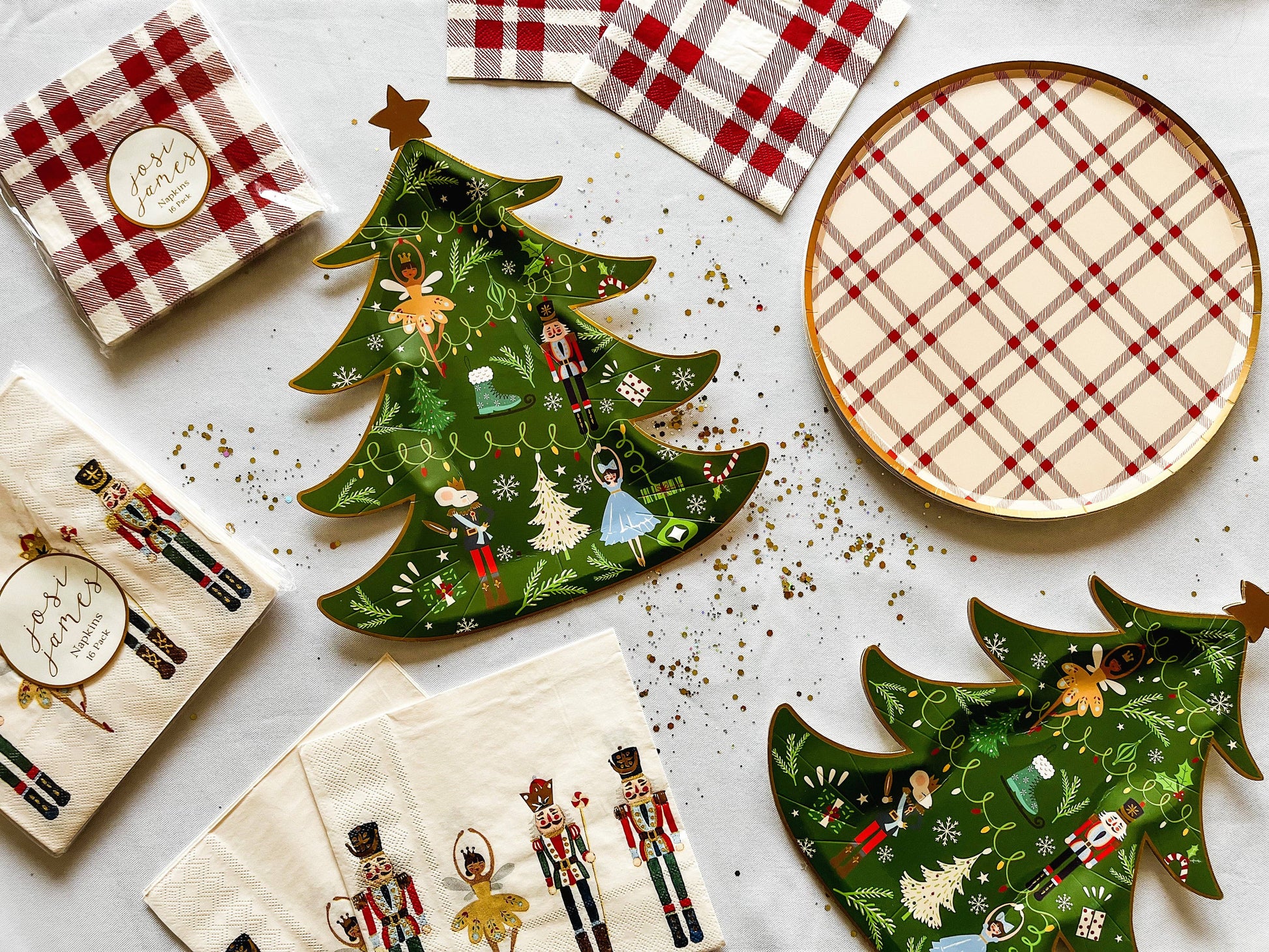 Christmas Tree Plates