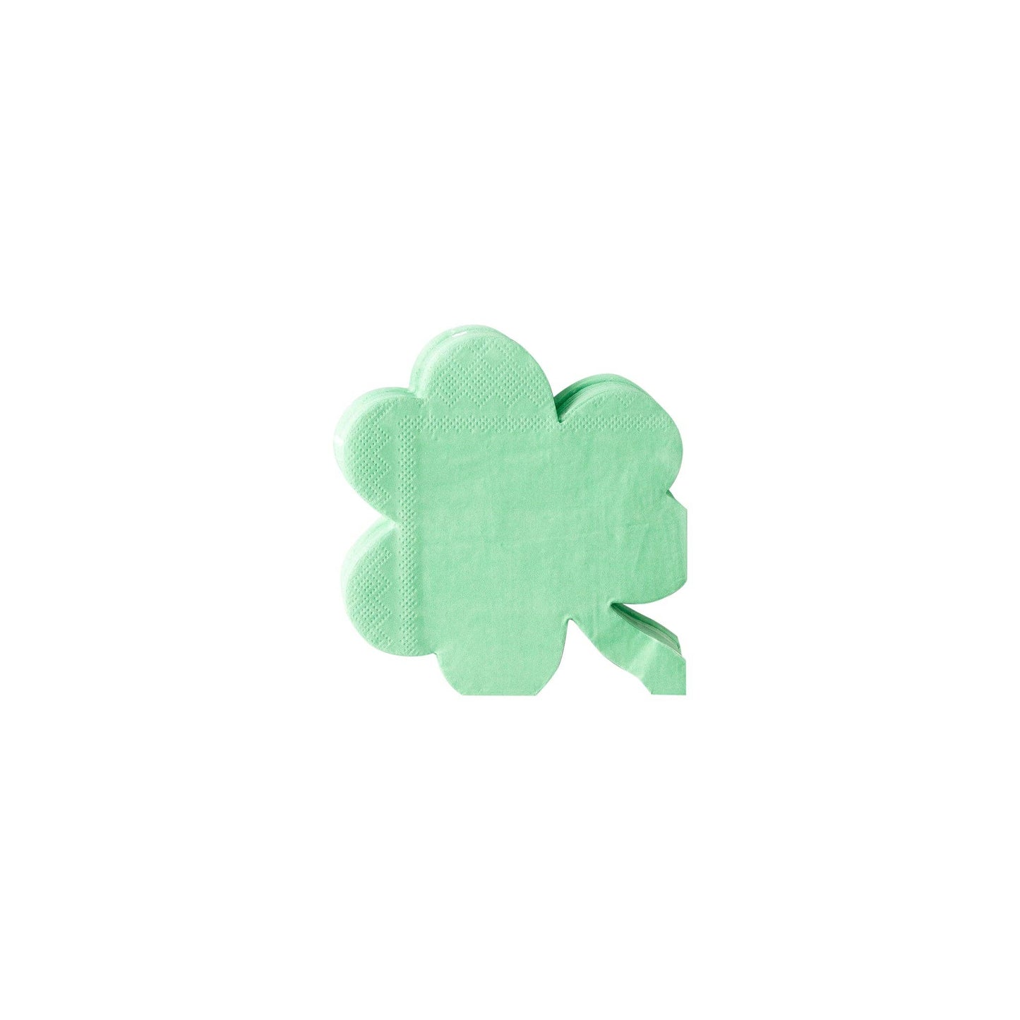 SPD936 - Shamrock Shaped Cocktail Napkin