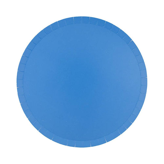 Shades Dinner Plates - 8 Pk. - 23 Color Options: Sapphire