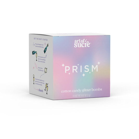 Prism Glitter Bombs - Cotton Candy