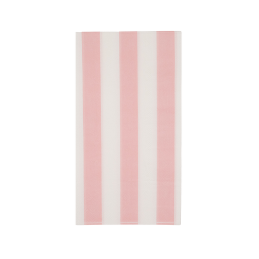 PETAL PINK CABANA STRIPE GUEST TOWELS