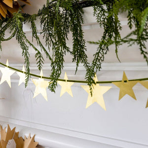 Christmas Memories Metal Stars Banner