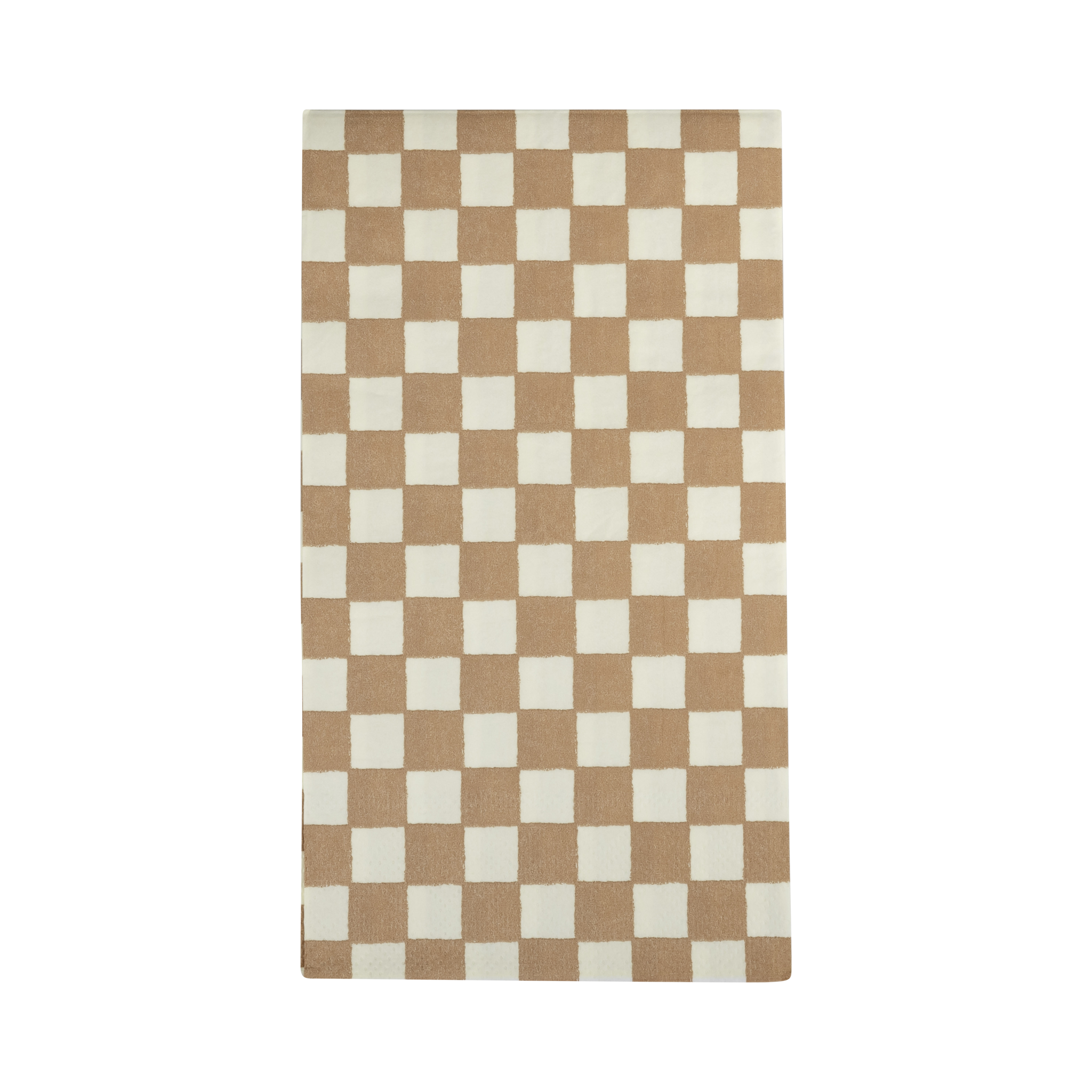 GBD1137 - Gingerbread Checked Dinner Napkin