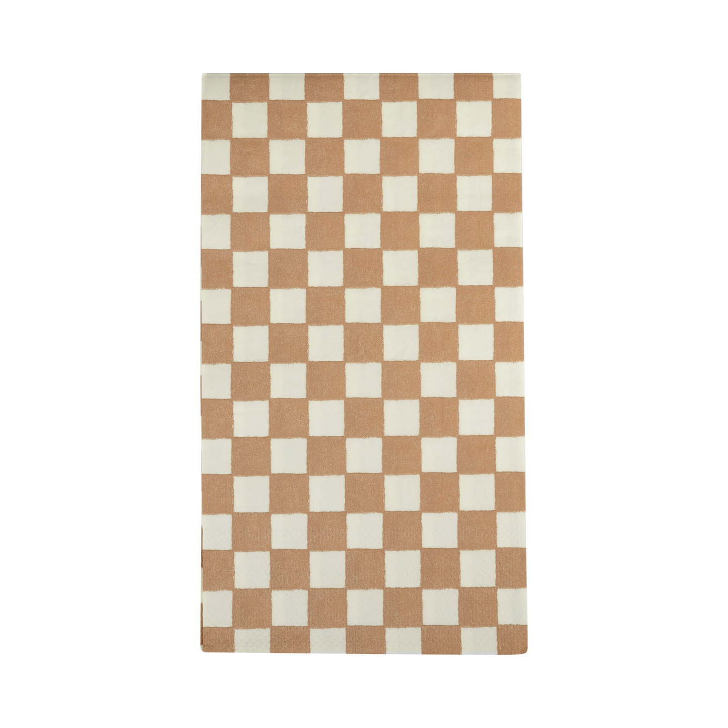 GBD1137 - Gingerbread Checked Dinner Napkin