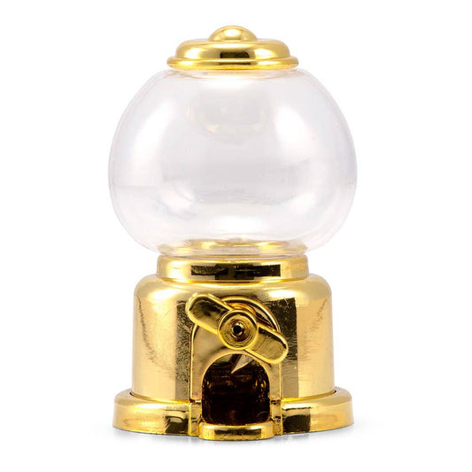 Mini Gumball Machine Party Favor - Gold (2)