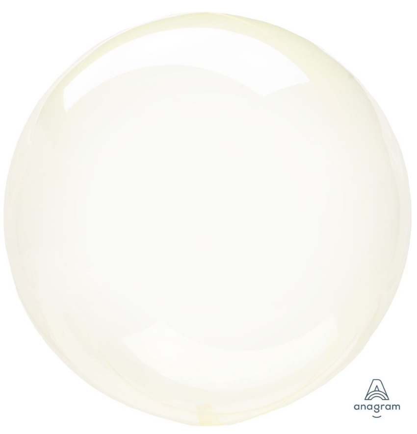 Crystal Clearz 18" Yellow Balloon