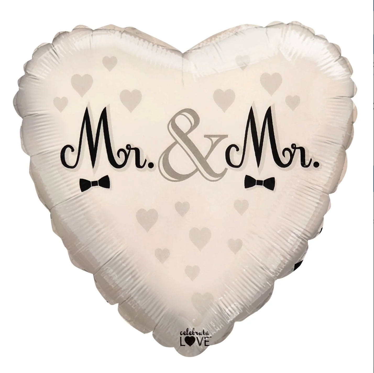 18" Mr. & Mr. Wedding Heart Balloon