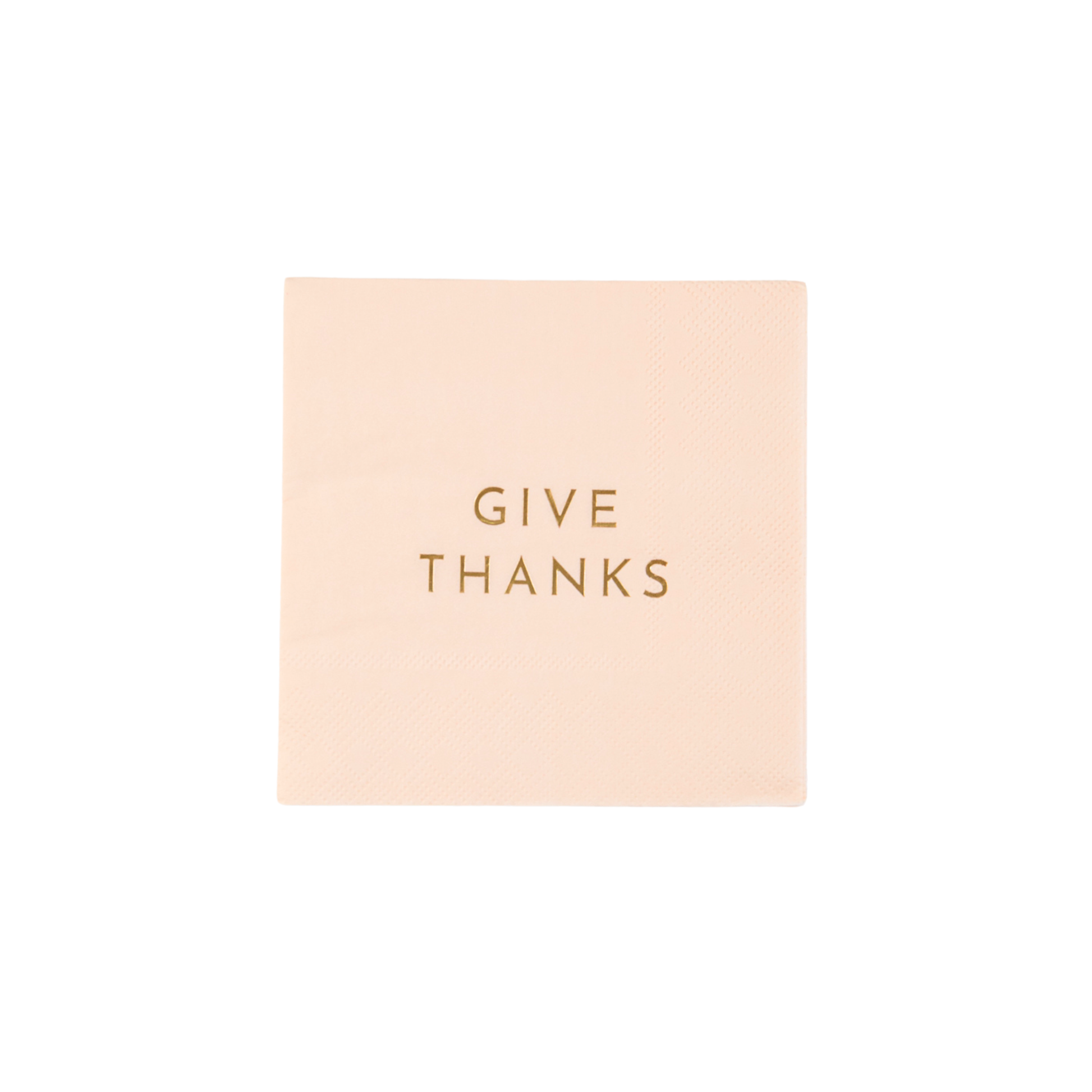 GIVE THANKS COCKTAIL NAPKINS