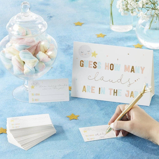 Twinkle Twinkle Advice Card & Baby Shower Game (Set of 50)