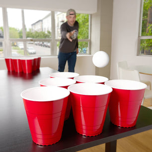 Party Giant Beer Pong Set - Set of 20 XL Cups & 4 XL Balls