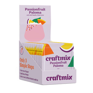 Passionfruit Paloma Cocktail / Mocktail Mixer - 24ct Caddy