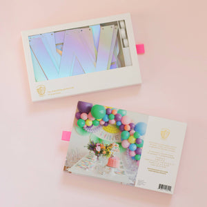 Say Everything Banner Set - Silver holographic foil