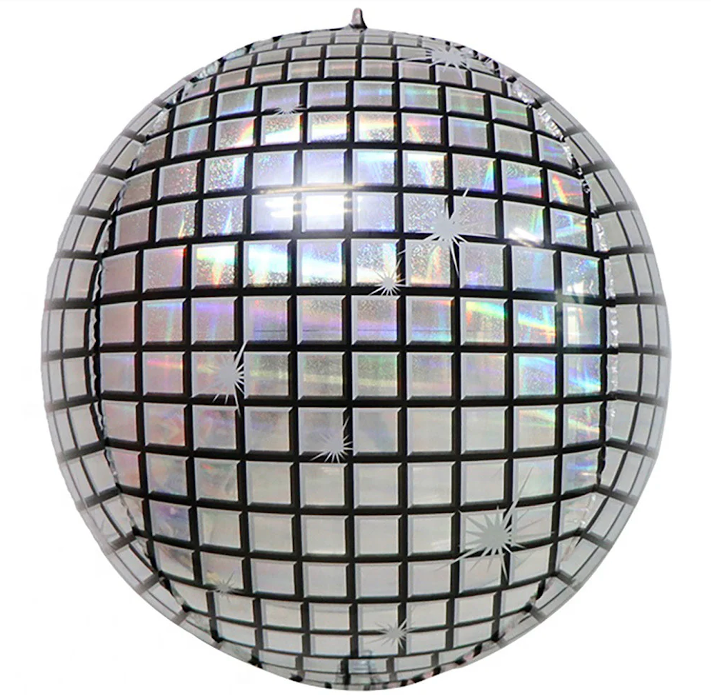 22" Silver Disco Ball Balloon