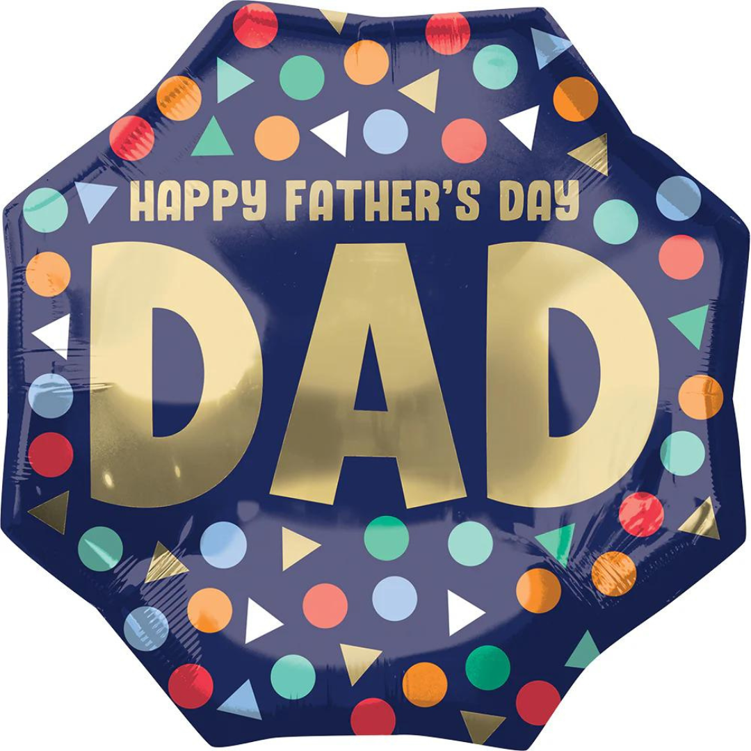 22" Octagon Father's Day Balloon