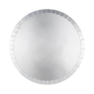 Shades Metallic Dessert Plates - 8 Pk. - 4 Colors: Silver