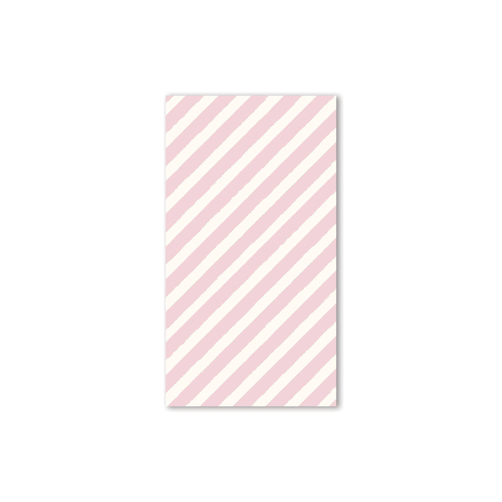 Pink Stripe Paper Dinner Napkin