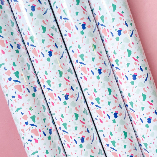 Bright Terrazzo  Wrapping Sheets