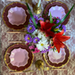 8 Lilac Dessert Plates