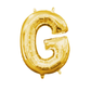 Helium Filled Gold Mylar Letter