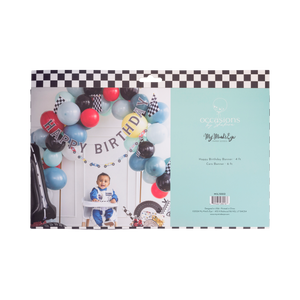 Miles per Hour - Happy Birthday Banner Set