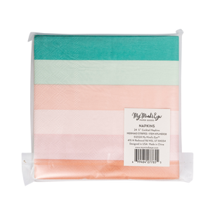 Mermaid Stripes Cocktail Napkin