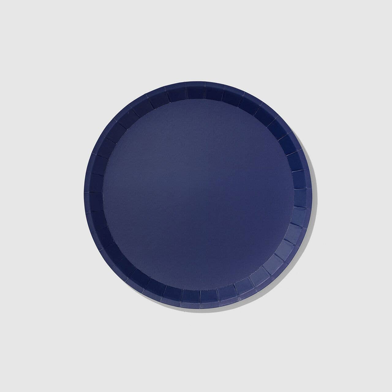 Coterie Party Supplies - Navy Large Paper Party Plates (10 per Pack)