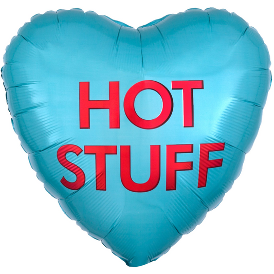 17" Hot Stuff Candy Heart Balloon