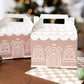 Gingerbread House Gable Treat Boxes